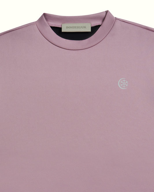 THE INNERSEJUK 2-IN-1 CROP TOP  IN DUSTY PURPLE
