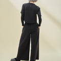 THE INNERSEJUK 2-IN-1 CROP TOP IN BLACK