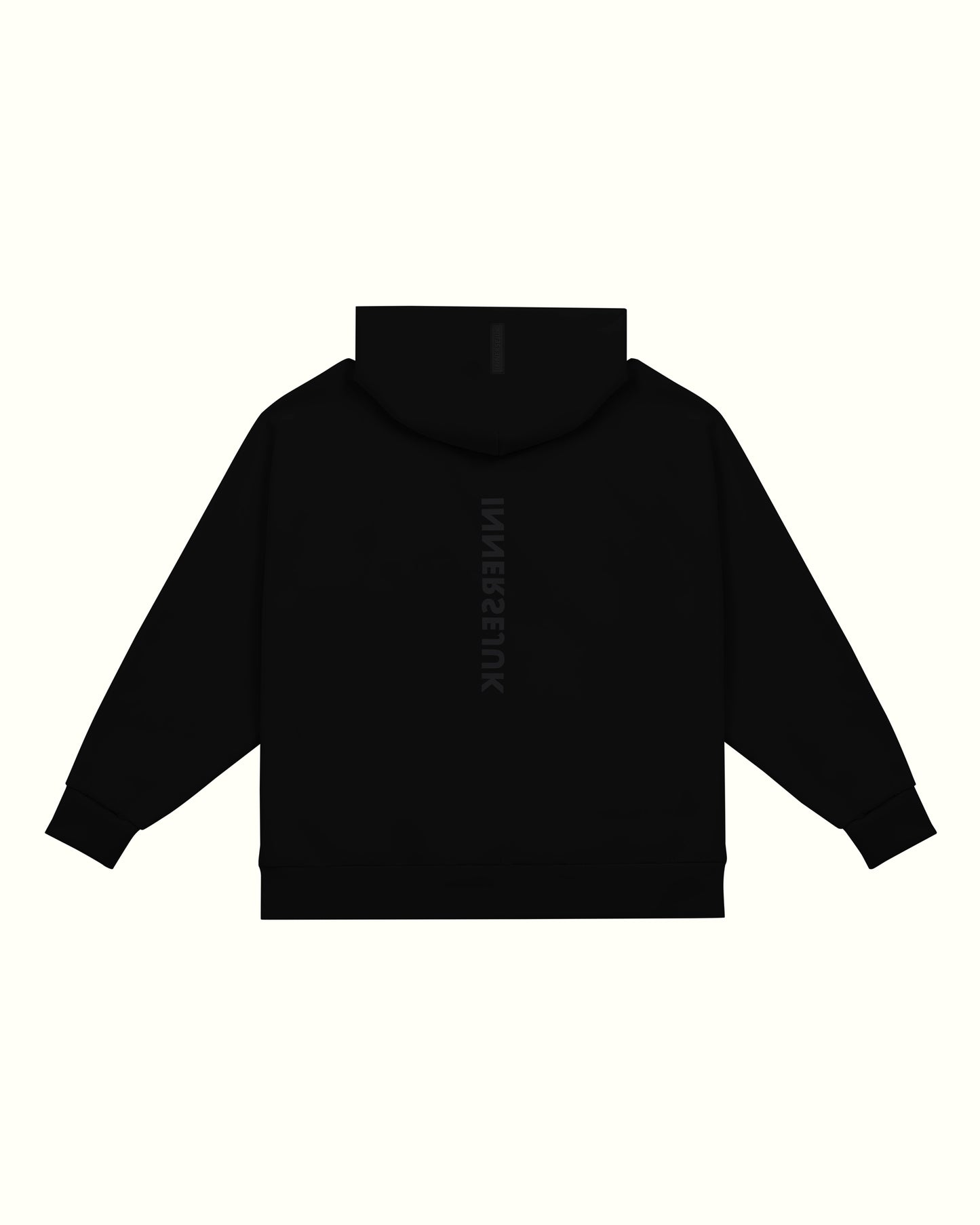 THE REVERSE RELAXED HOODIE  IN BLACK