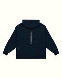 THE REVERSE RELAXED HOODIE  IN DARK BLUE