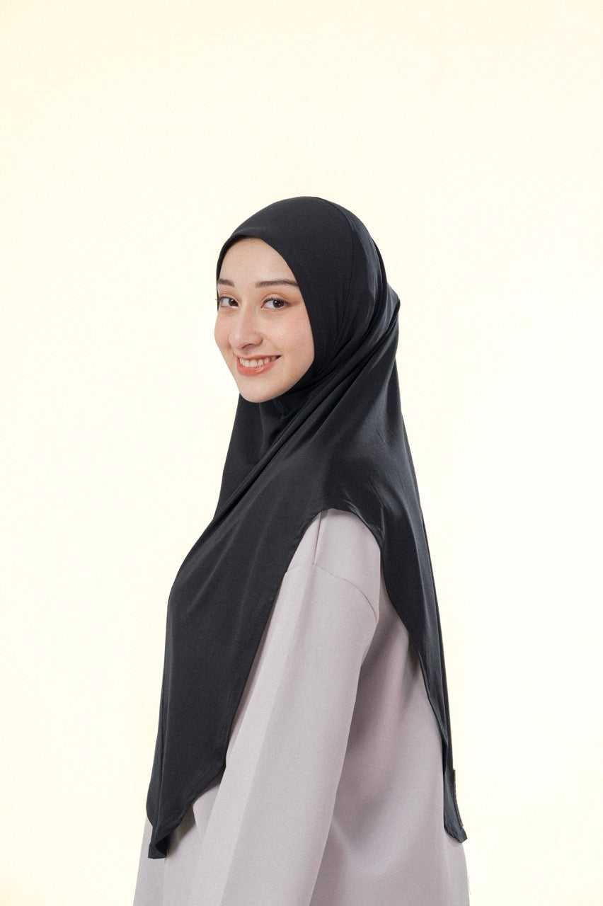 InnerSejuk Sports Hijab Full Covered Black