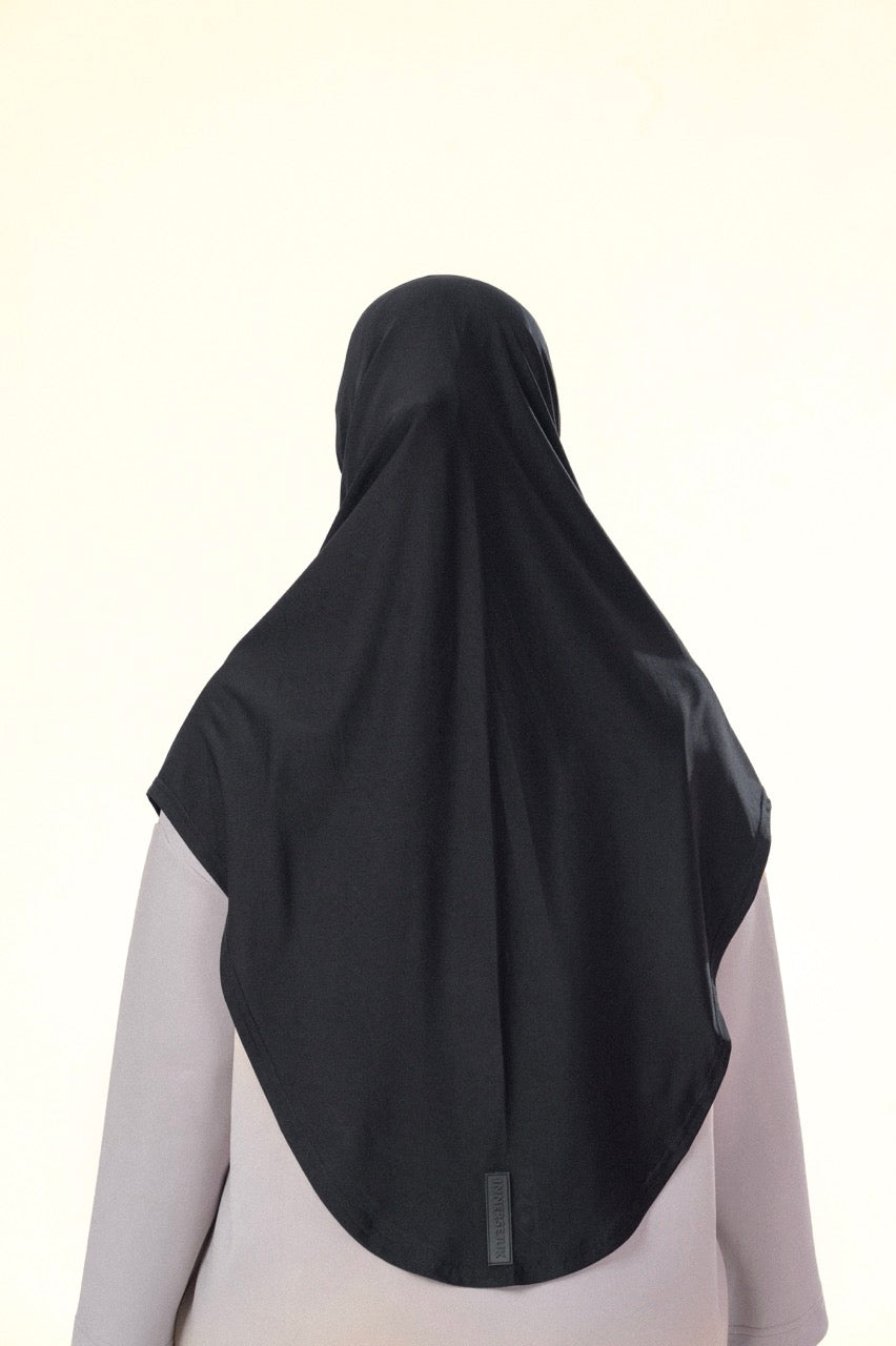 InnerSejuk Sports Hijab Full Covered Black