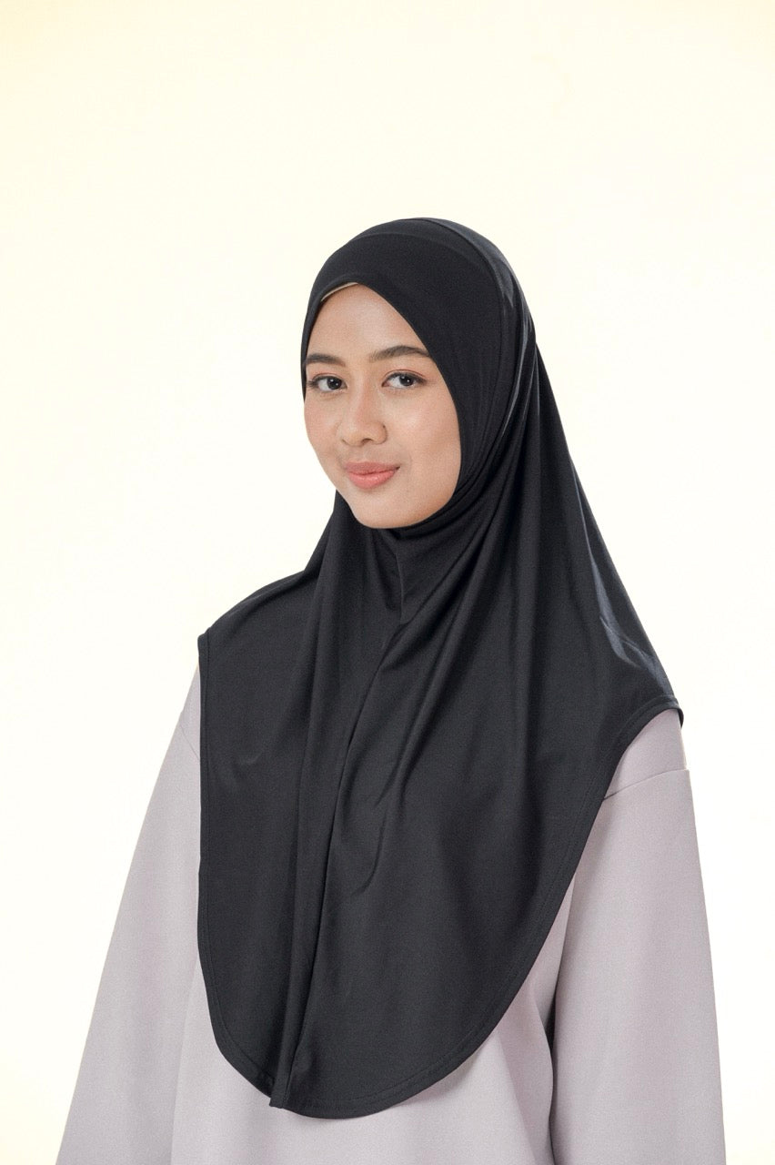 InnerSejuk Sports Hijab Passion M Black