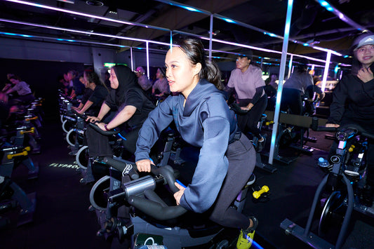 THE ICON 2-IN-1 CROP HOODIE  IN DARK BLUE