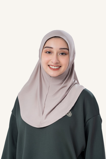 InnerSejuk Tudung Sukan  Adore S  Khaki Brown