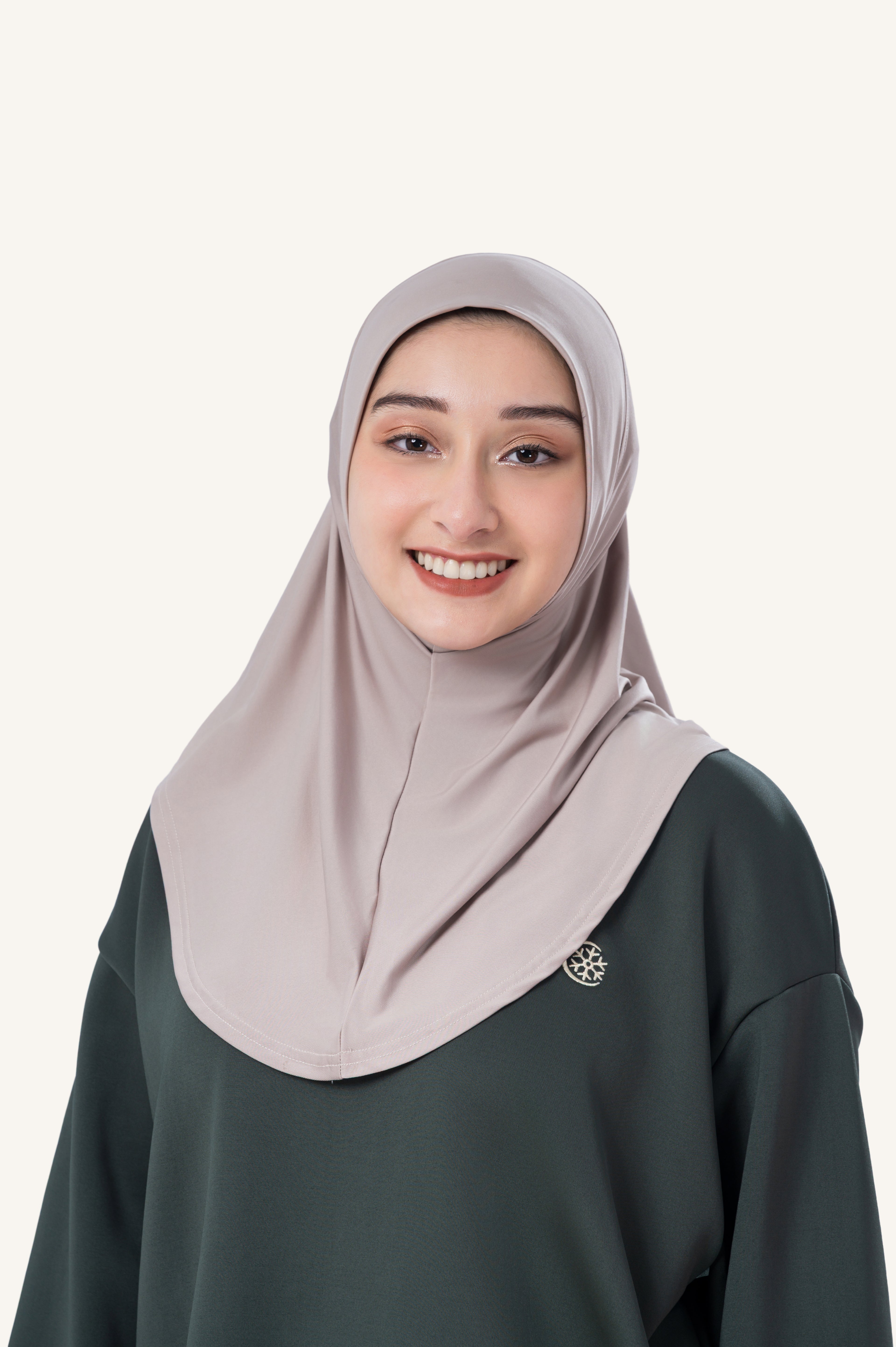 Innersejuk Sports Hijab Adore S Khaki Brown