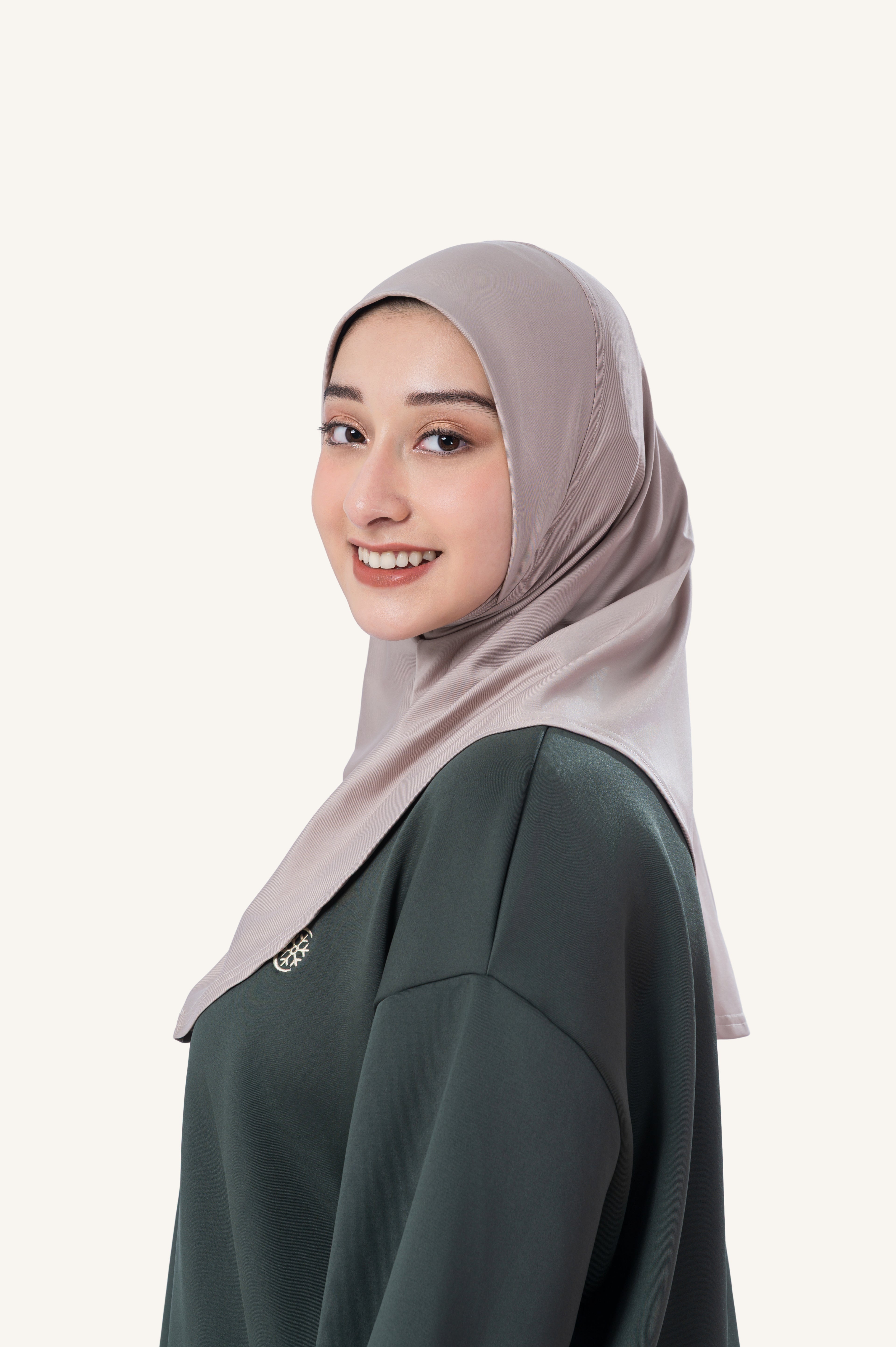 Innersejuk Sports Hijab Adore S Khaki Brown