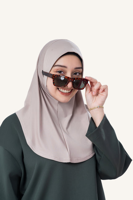 InnerSejuk Tudung Sukan  Adore S  Khaki Brown