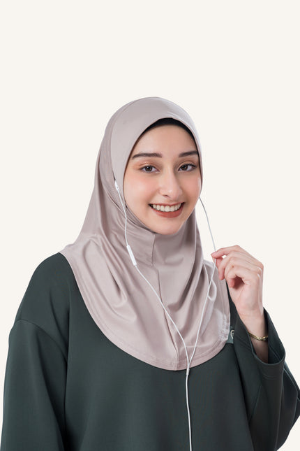 InnerSejuk Tudung Sukan  Adore S  Khaki Brown