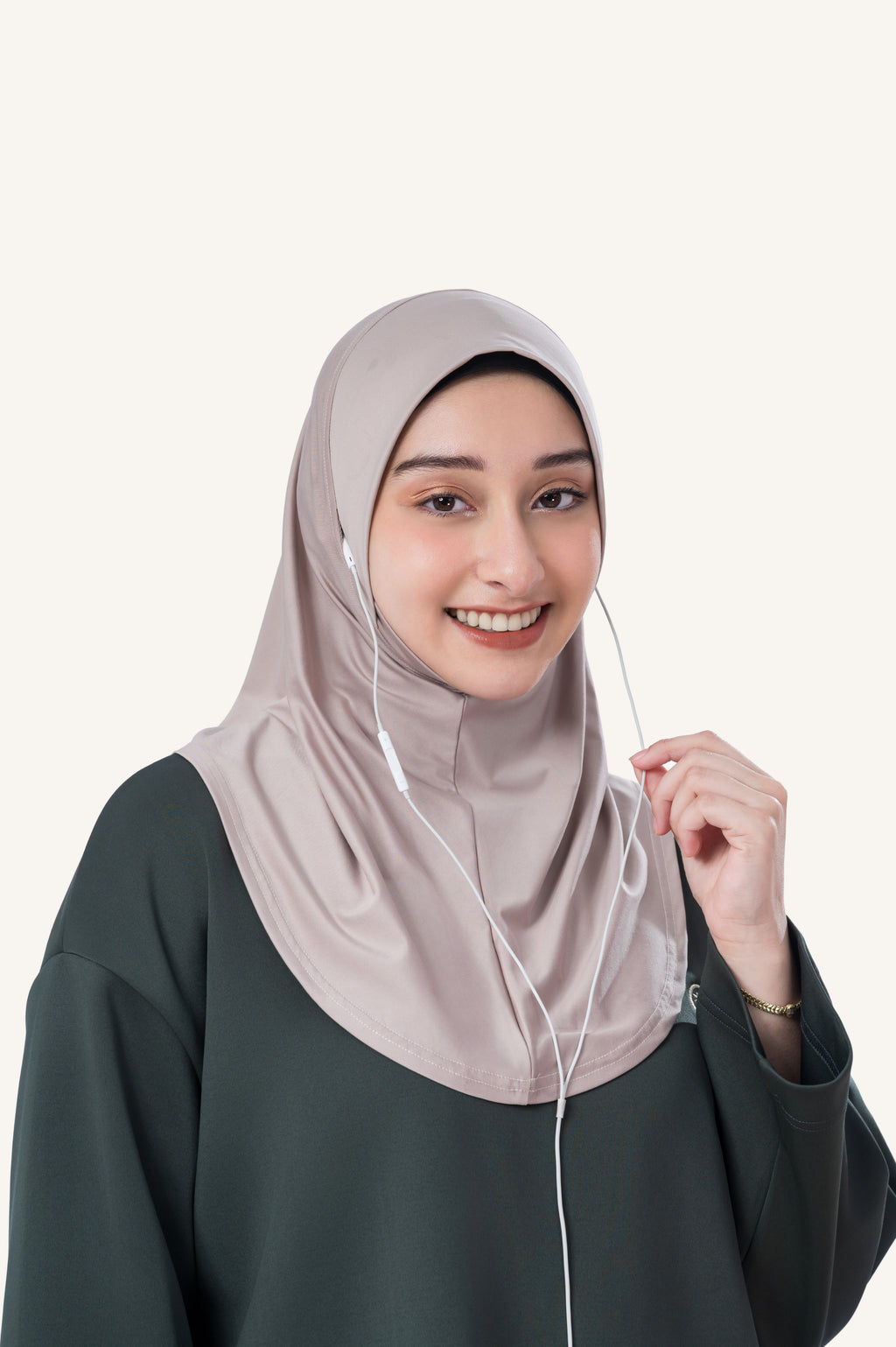 Innersejuk Sports Hijab Adore S Khaki Brown