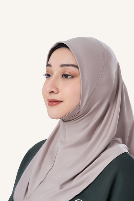 InnerSejuk Tudung Sukan  Adore S  Khaki Brown