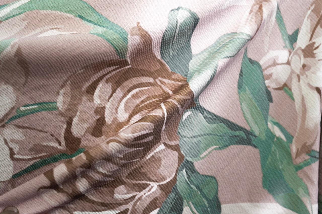 Triangle Florals Blush Pink