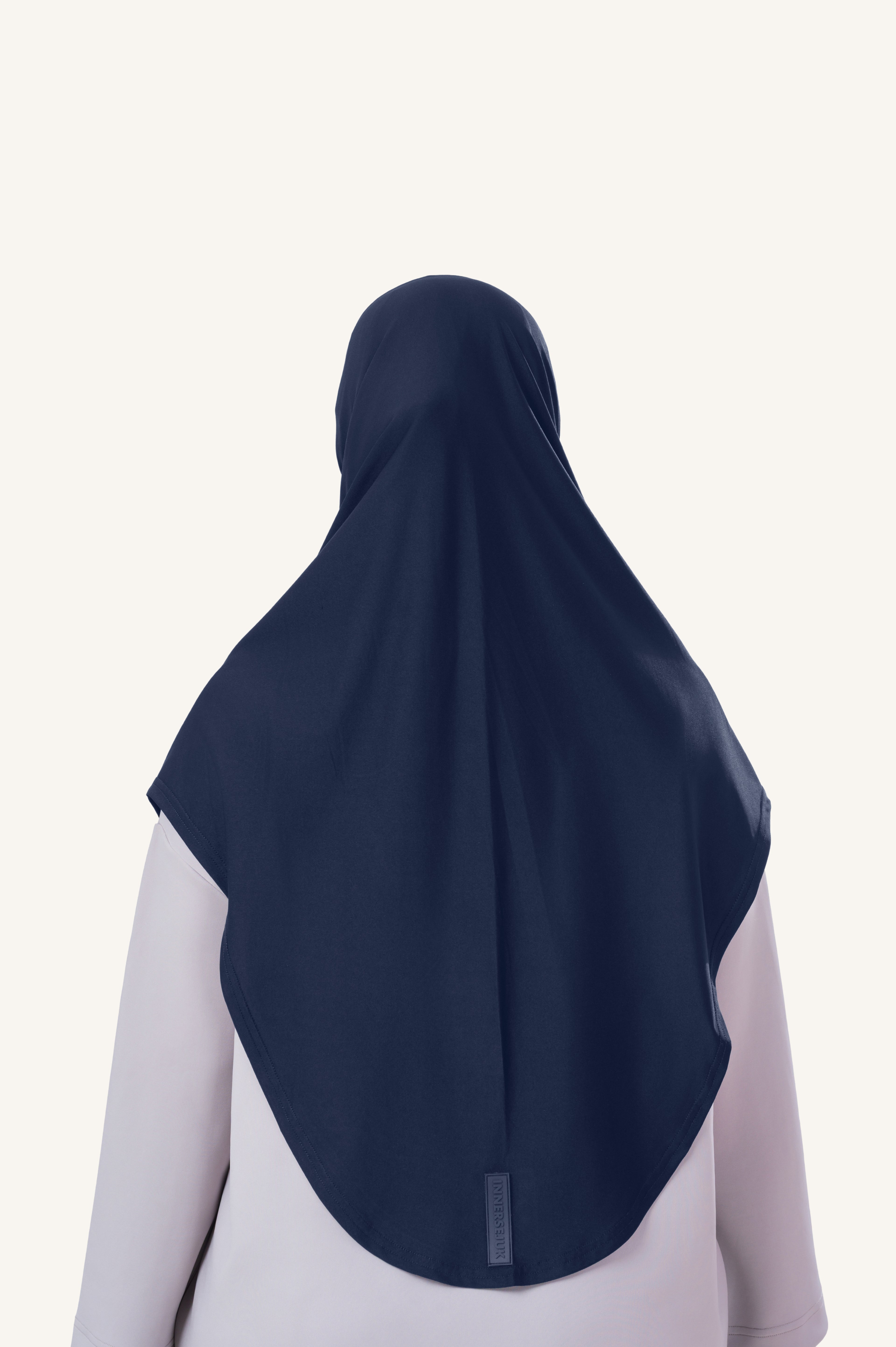 InnerSejuk Sports Hijab Full Covered Navy Polis