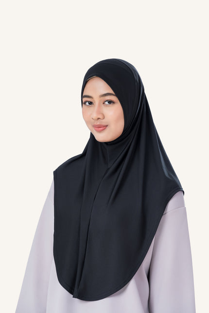 InnerSejuk Tudung Sukan Passion M Black