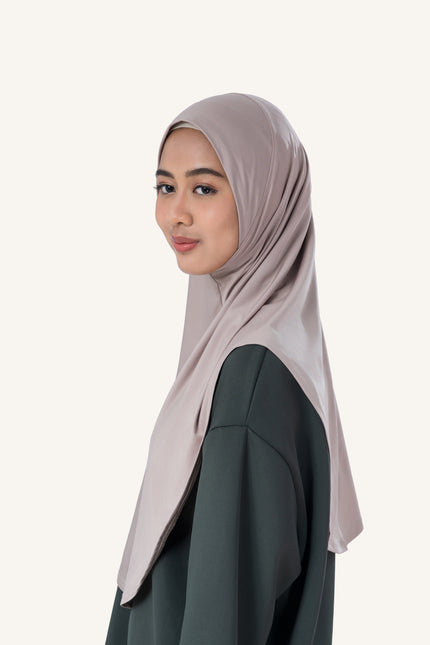 InnerSejuk Tudung Sukan Passion M Khaki Brown