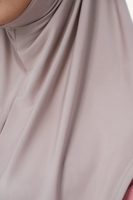 InnerSejuk Tudung Sukan Passion M Khaki Brown