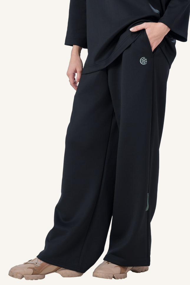 Innersejuk Santai Baggy Pants Black