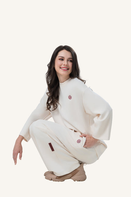 Innersejuk Santai Baggy Pants Cream