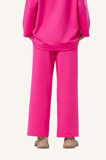 Innersejuk Santai Baggy Pants Hot Pink
