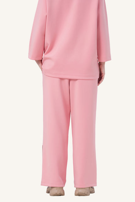 Innersejuk Santai Baggy Pants Pink