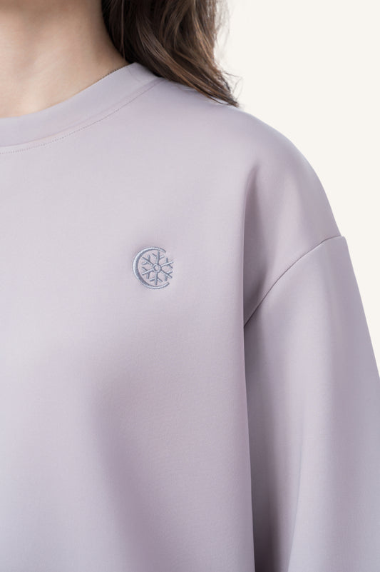 Innersejuk Santai Top Light Grey