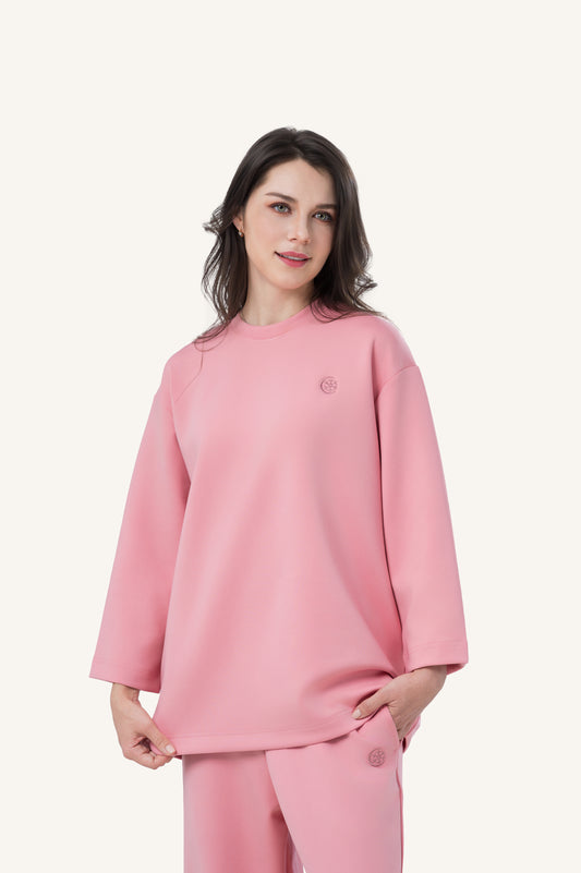 Innersejuk Santai Top Pink