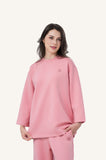 Innersejuk Santai Baggy Top Pink