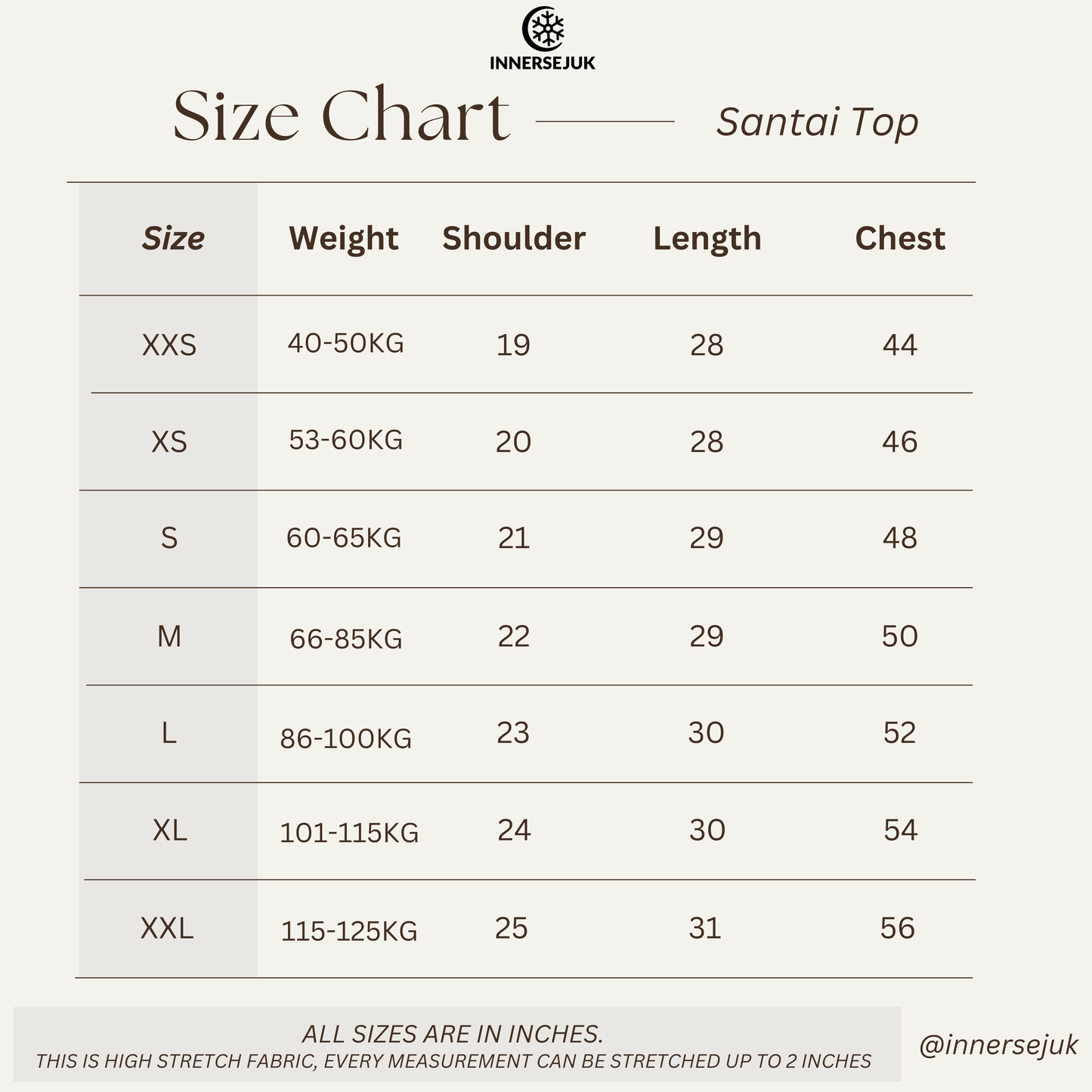 Innersejuk Santai Baggy Top Cream