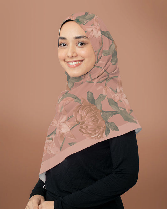 Triangle Florals Pink