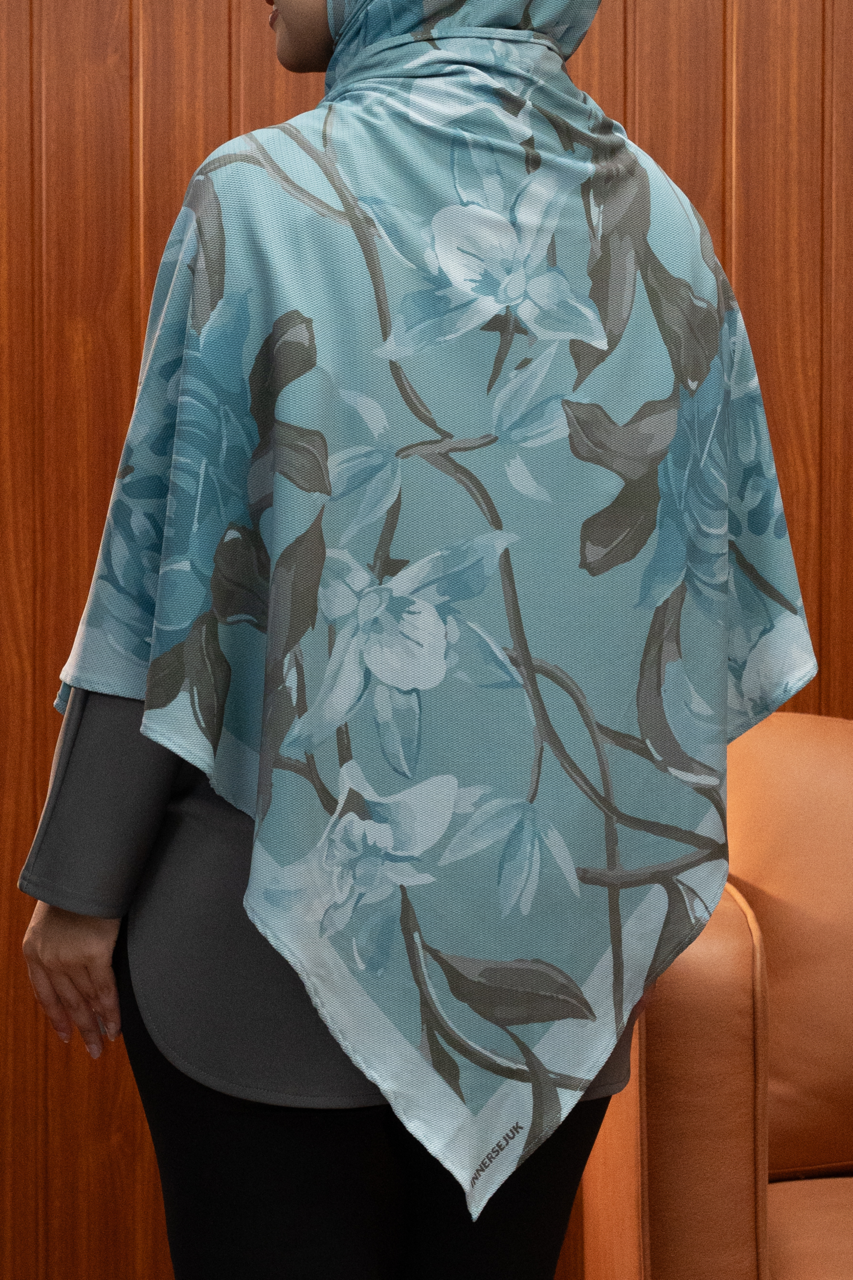 Triangle Florals Blue