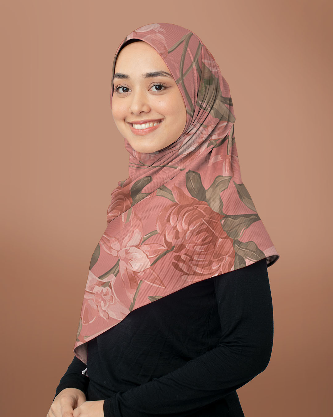 Triangle Florals Red