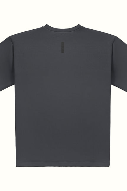 THE REVERSED OVERSIZED TEE IN DARK GREY