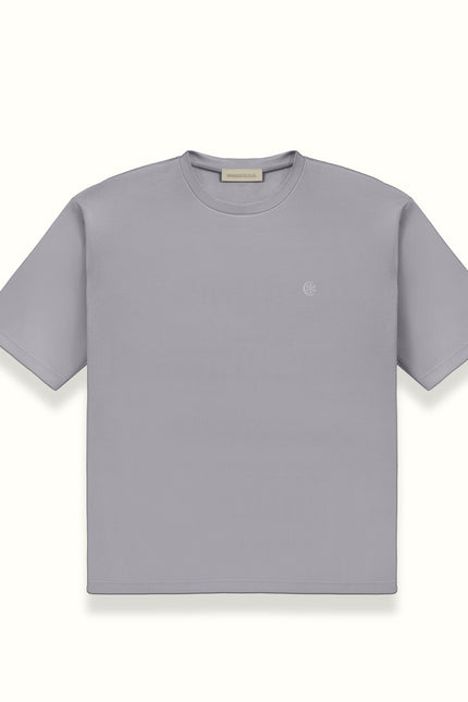 THE INNERSEJUK OVERSIZED TEE IN LIGHT GREY