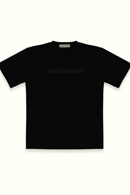 THE REVERSED REGULAR TEE IN BLACK