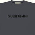 THE REVERSED RELAXED TEE IN DARK GREY