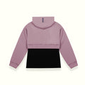THE ICON 2-IN-1 CROP HOODIE  IN DUSTY PURPLE