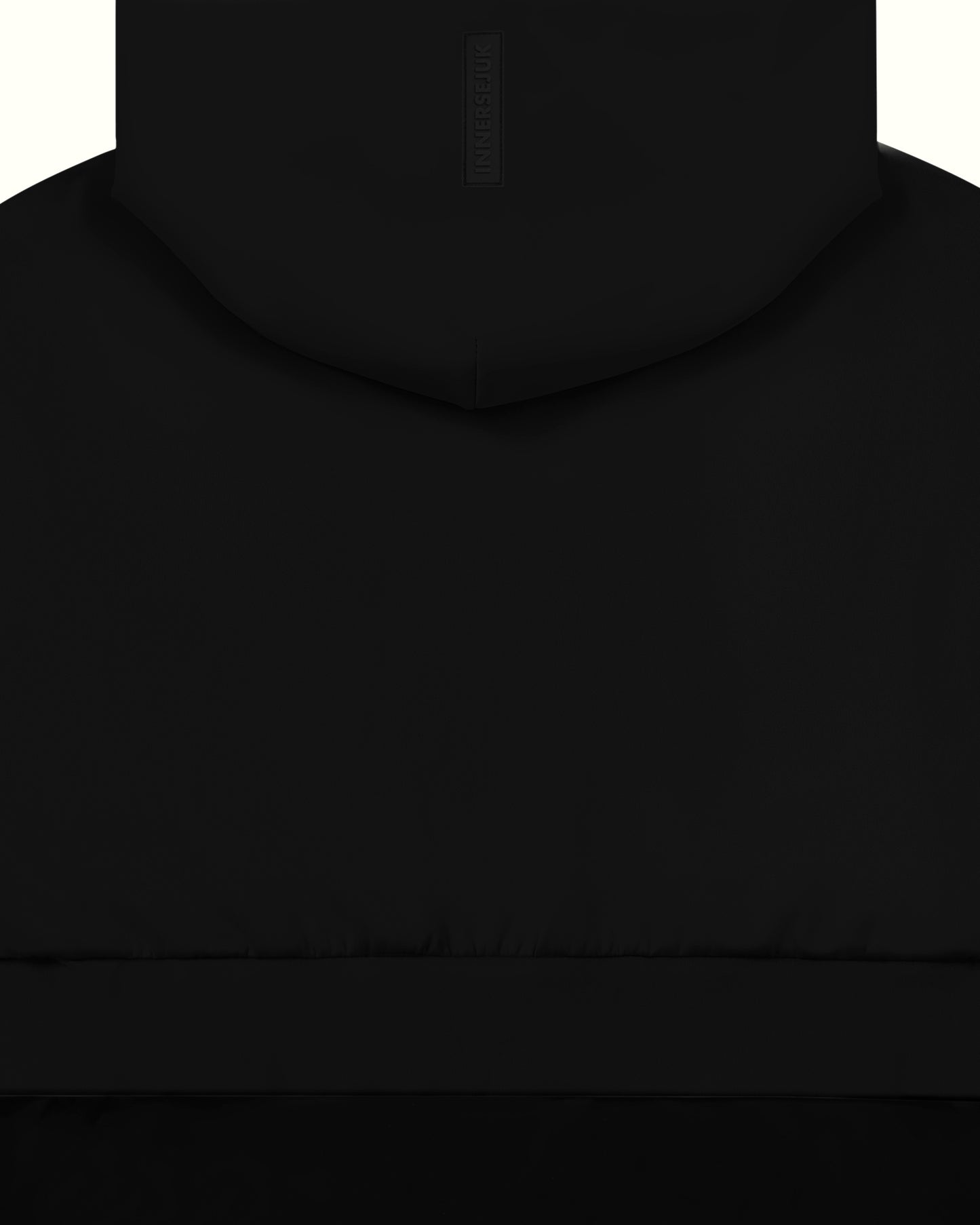 THE MIRROR IMAGE 2-IN-1 CROP HOODIE  IN BLACK