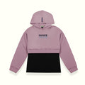 THE MIRROR IMAGE 2-IN-1 CROP HOODIE  IN DUSTY PURPLE