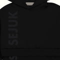 THE ICON 2-IN-1 CROP HOODIE  IN BLACK