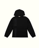 THE ICON 2-IN-1 CROP HOODIE  IN BLACK