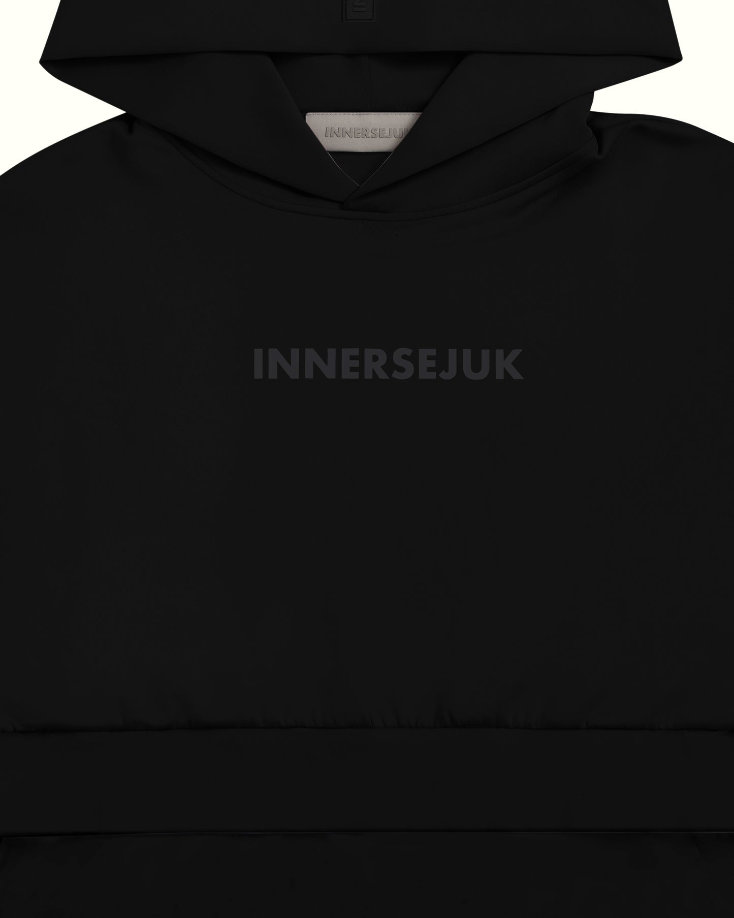 THE CLASSIC 2-IN-1 CROP HOODIE IN BLACK