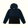 THE ICON 2-IN-1 CROP HOODIE  IN DARK BLUE