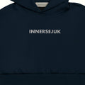 THE CLASSIC 2-IN-1 CROP HOODIE IN DARK BLUE