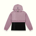THE ICON 2-IN-1 CROP HOODIE  IN DUSTY PURPLE