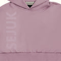 THE ICON 2-IN-1 CROP HOODIE  IN DUSTY PURPLE