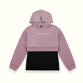 THE CLASSIC 2-IN-1 CROP HOODIE IN DUSTY PURPLE