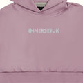 THE CLASSIC 2-IN-1 CROP HOODIE IN DUSTY PURPLE