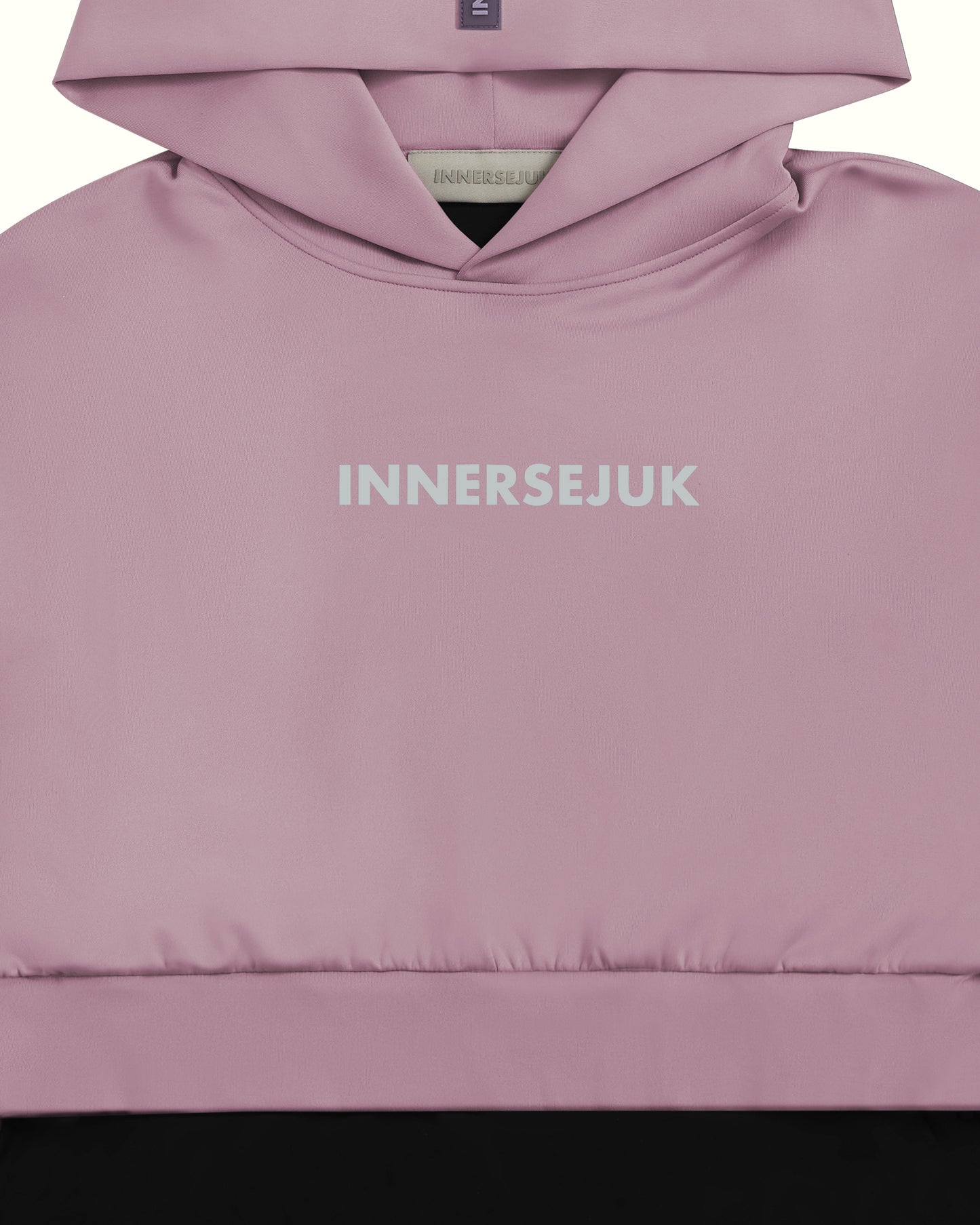 THE CLASSIC 2-IN-1 CROP HOODIE IN DUSTY PURPLE
