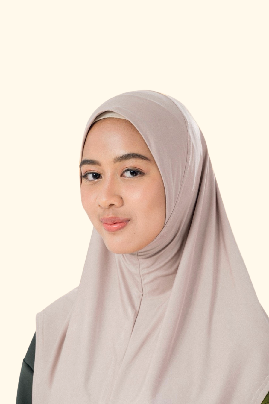 InnerSejuk Sports Hijab Passion M Khaki Brown