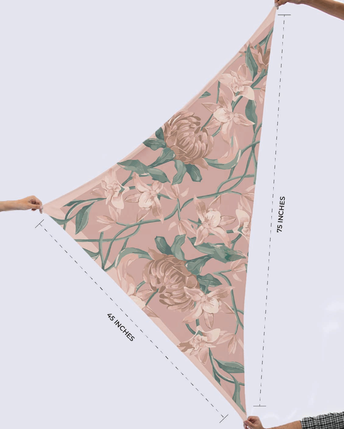 Triangle Florals Pink